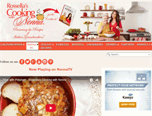 Tablet Screenshot of cookingwithnonna.com